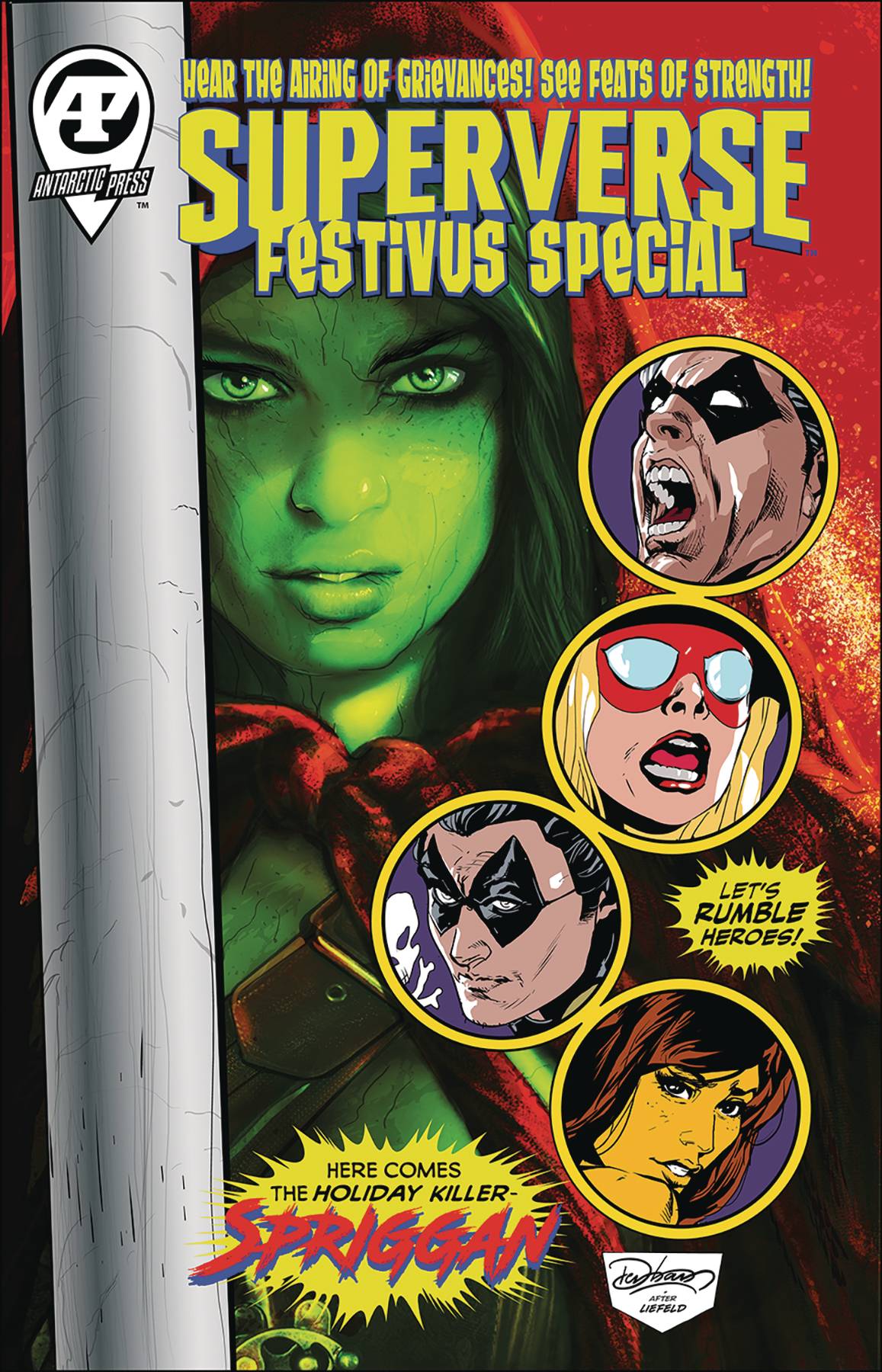 Antarctic Press Comic Books SUPERVERSE FESTIVUS SPECIAL ONESHOT CVR B BRIAN DENHAM  0 61072119019700121 OCT231442