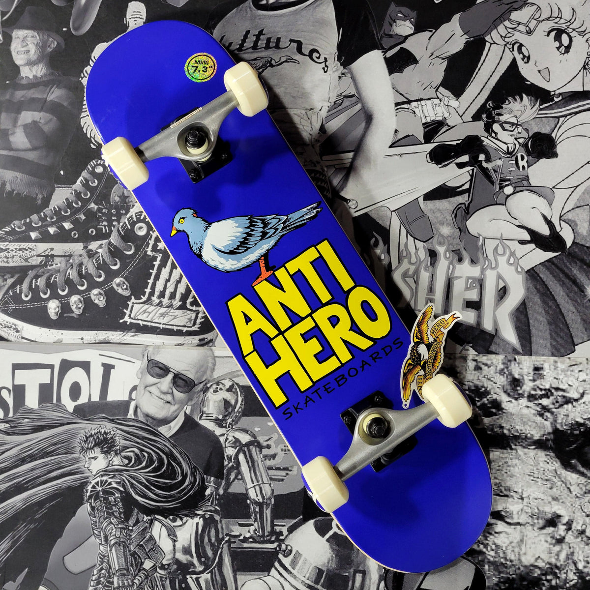 Anti Hero Skateboards > Complete Boards Anti Hero: Complete - Pigeon, Mini 7.3" 2100000211715