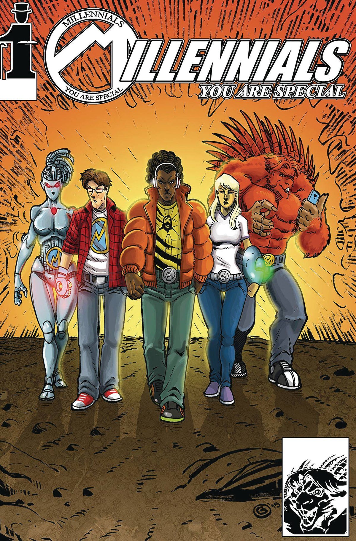 ANYONE COMICS Comic Books MILLENNIALS YOU ARE SPECIAL #1 728943815009 JUN231583