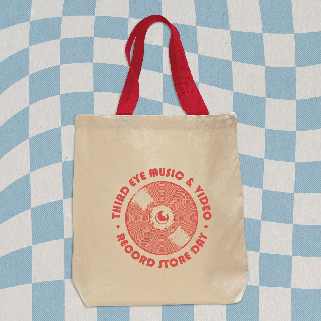--- Apparel > Bags Third Eye Music & Video RSD 2025 Tote Bag TE-RSD-BAG