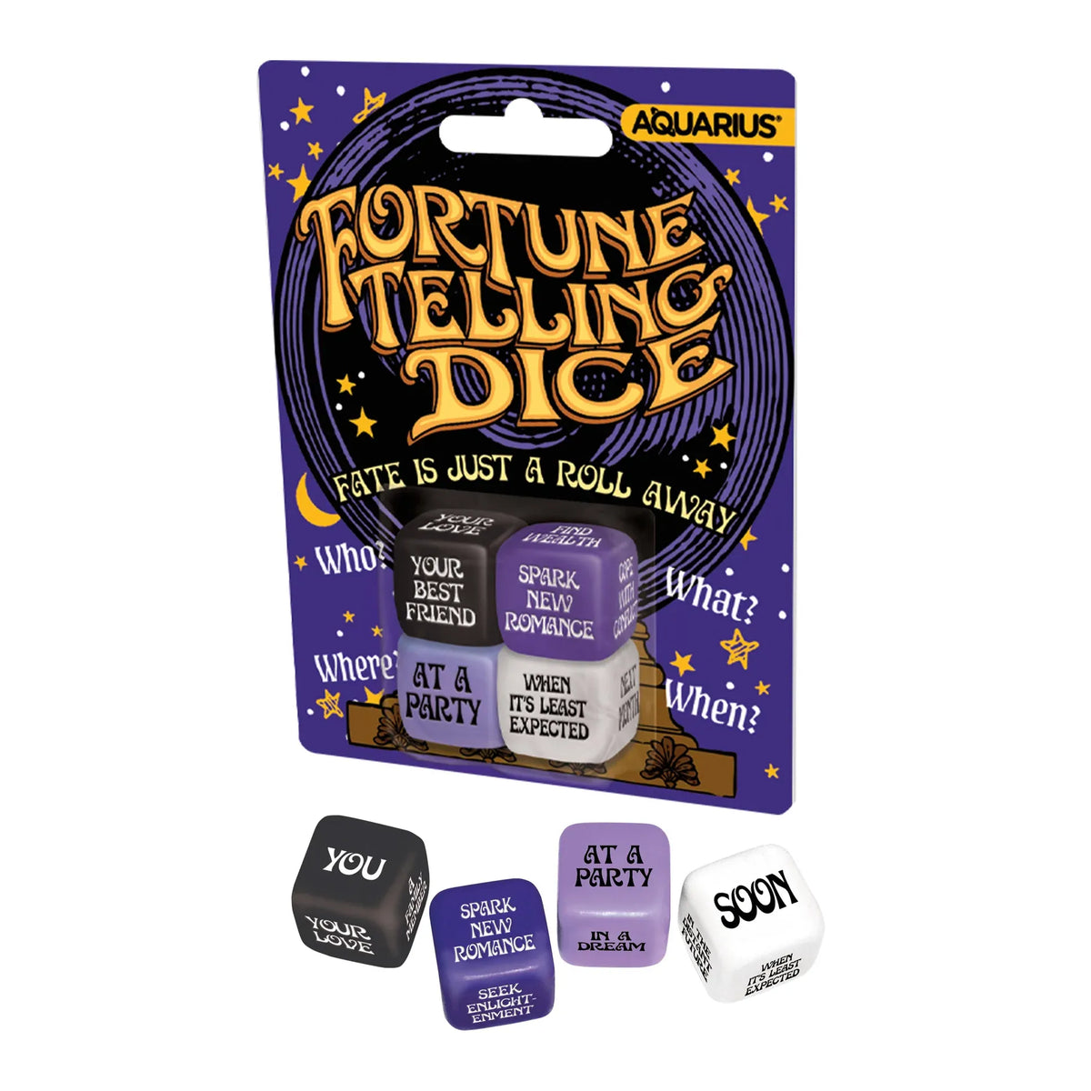 Aquarius Dice > Other Dice Fortune Telling Dice Rolling Game (4 Dice) 840391189461 DICE005