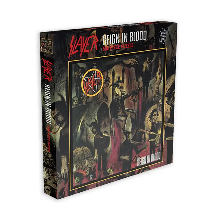 AQUARIUS, GAMAGO, ICUP, & ROCK SAWS by NMR Brands Puzzles > Jigsaw Puzzles Slayer - Reign in Blood (500 Piece Jigsaw Puzzle) 803343228793 RSAW004PZ