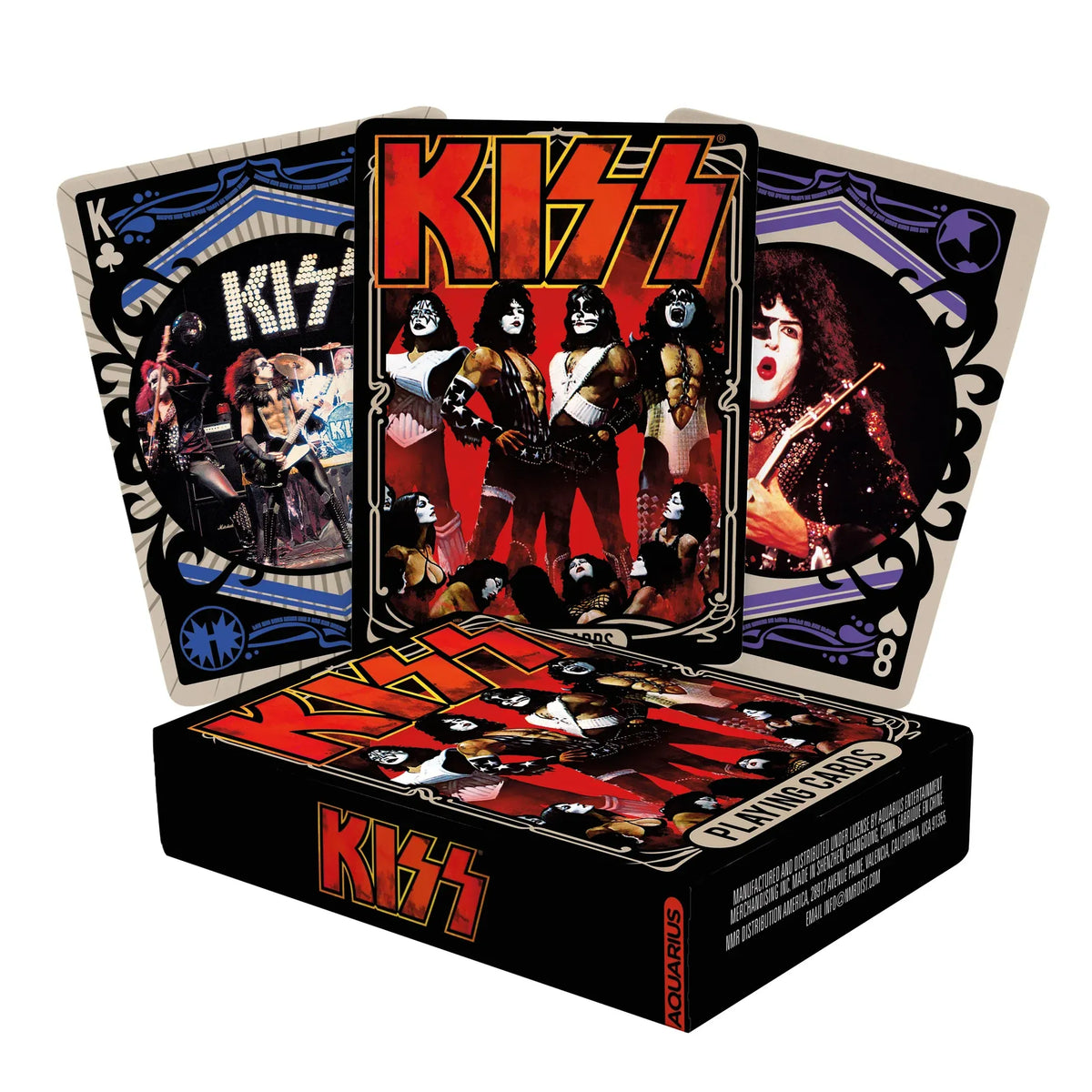 Aquarius Games > Playing Cards Playing Cards: Kiss Photos 840391152502 52772