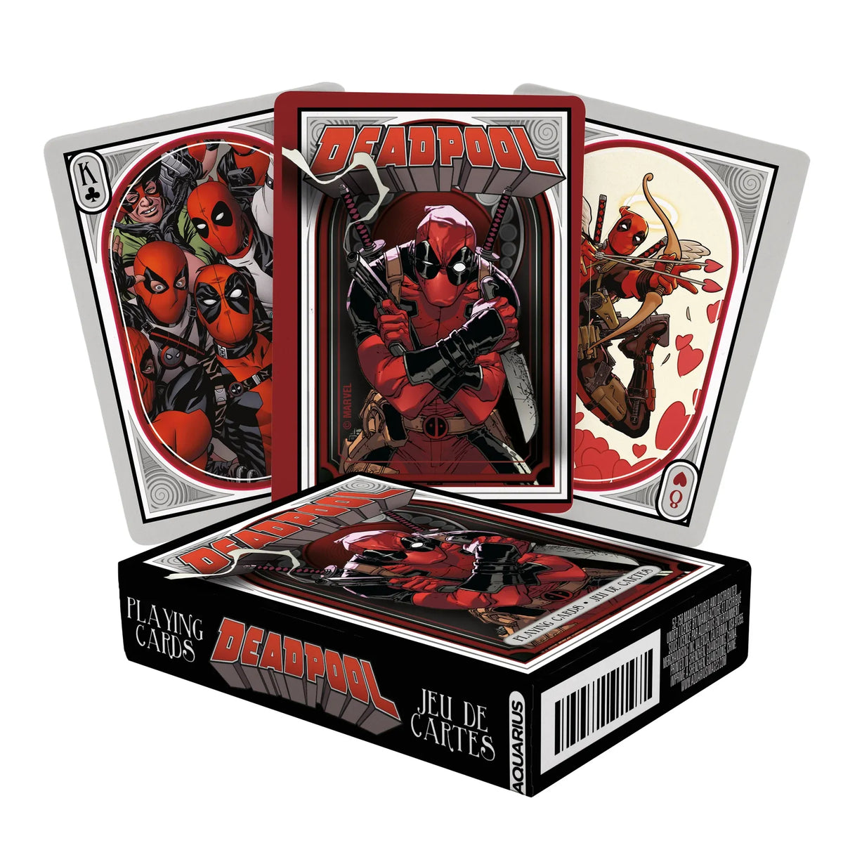 Aquarius Games > Playing Cards Playing Cards: Marvel - Deadpool, Nouveau 840391150270 52758