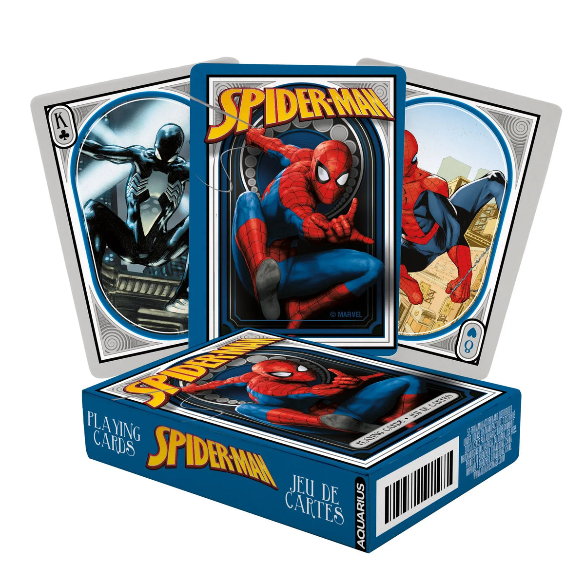 Aquarius Games > Playing Cards Playing Cards: Marvel - Spider-Man, Nouveau 840391150287 52760