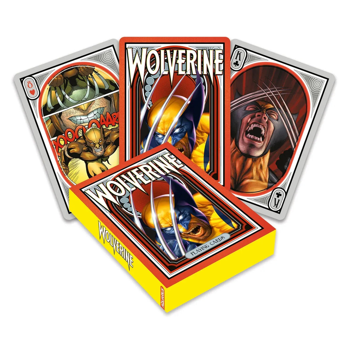Aquarius Games > Playing Cards Playing Cards: Marvel - Wolverine, Nouveau 840391180178 52920