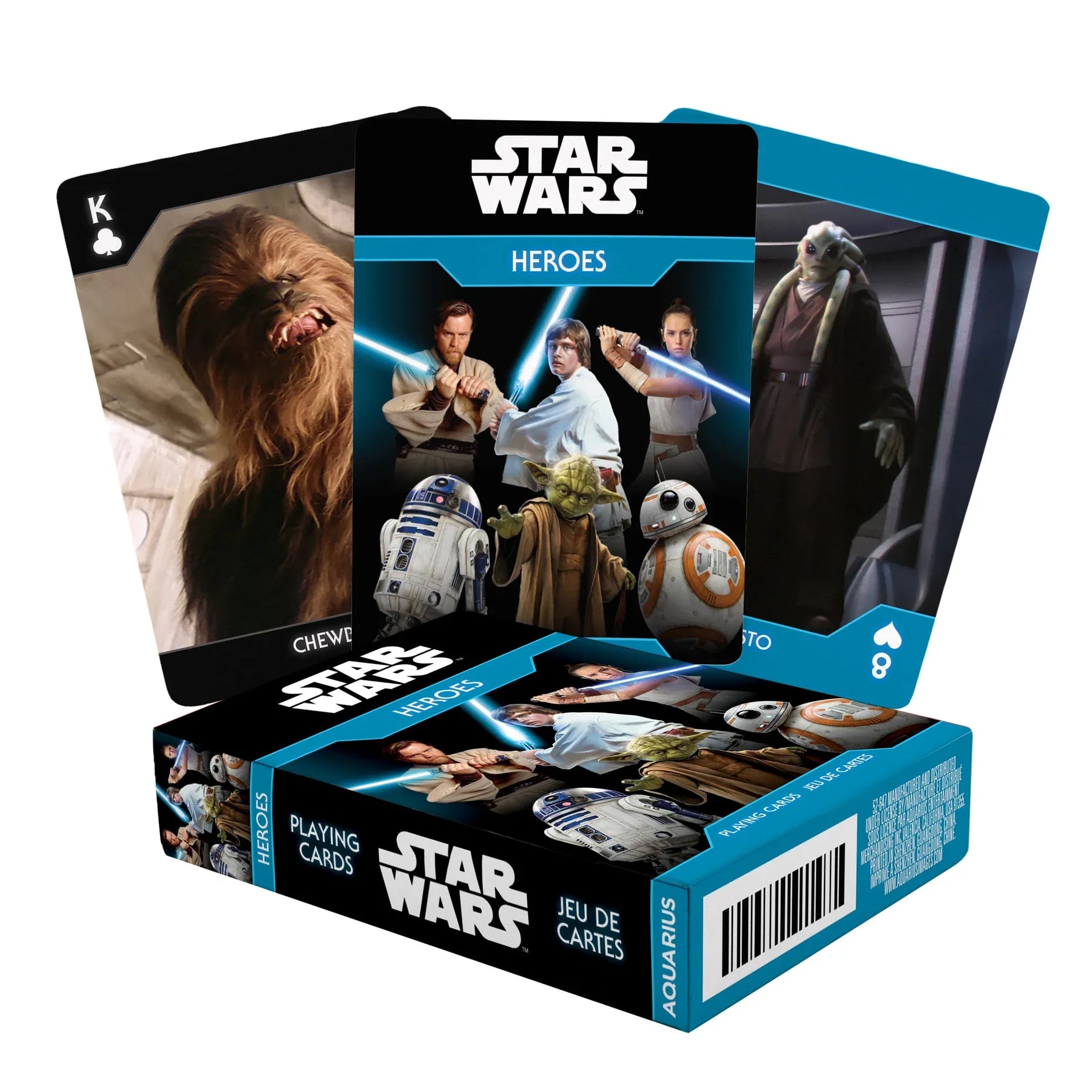 Aquarius Games > Playing Cards Playing Cards: Star Wars - Heroes 840391128415 52647