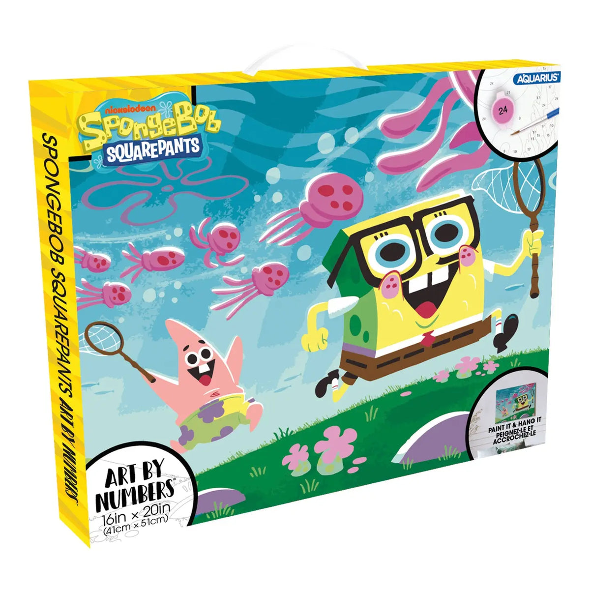 Aquarius Hobby Supplies > Other Hobby Supplies Art By Number: Spongebob Squarepants 840391140363 88056