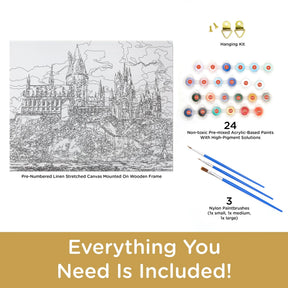 Aquarius Hobby Supplies > Supply Kits Art By Numbers: Harry Potter - Hogwarts 840391175761 88038
