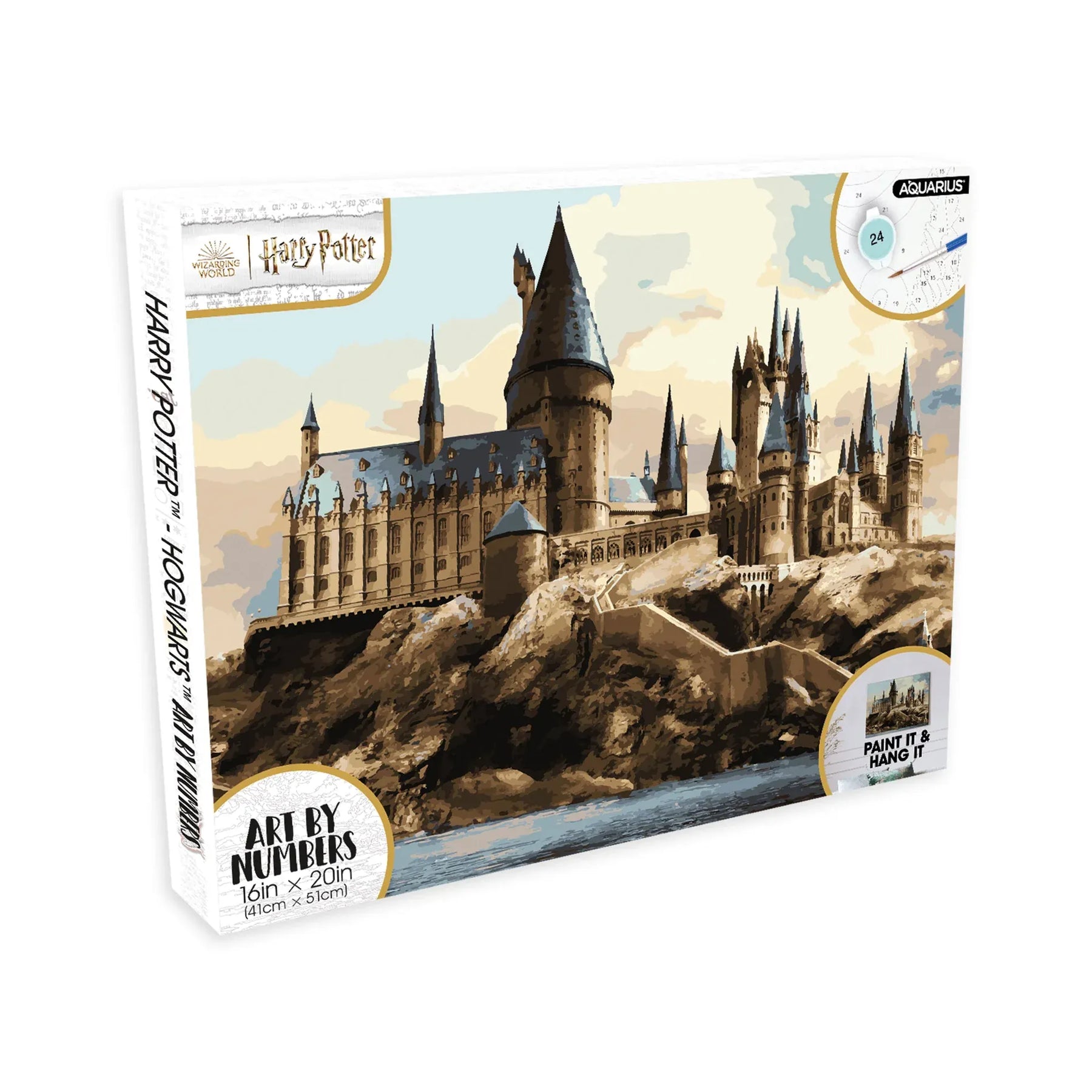 Aquarius Hobby Supplies > Supply Kits Art By Numbers: Harry Potter - Hogwarts 840391175761 88038