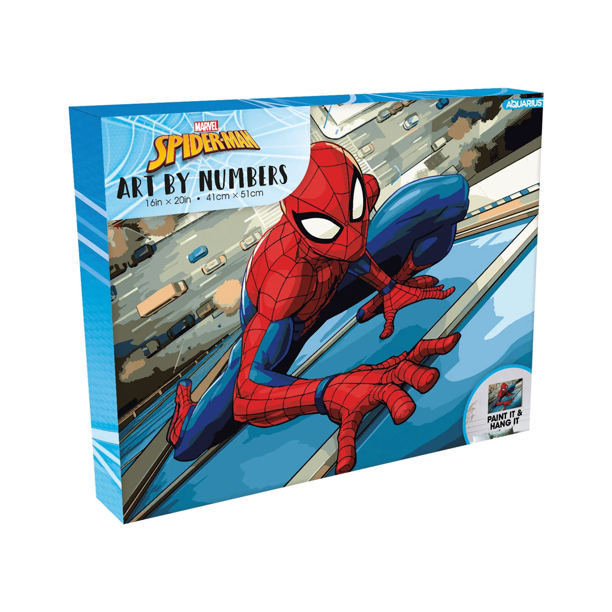 Aquarius Hobby Supplies > Supply Kits Art By Numbers: Marvel - Spider-Man, Web Crawler 840391169500 88017