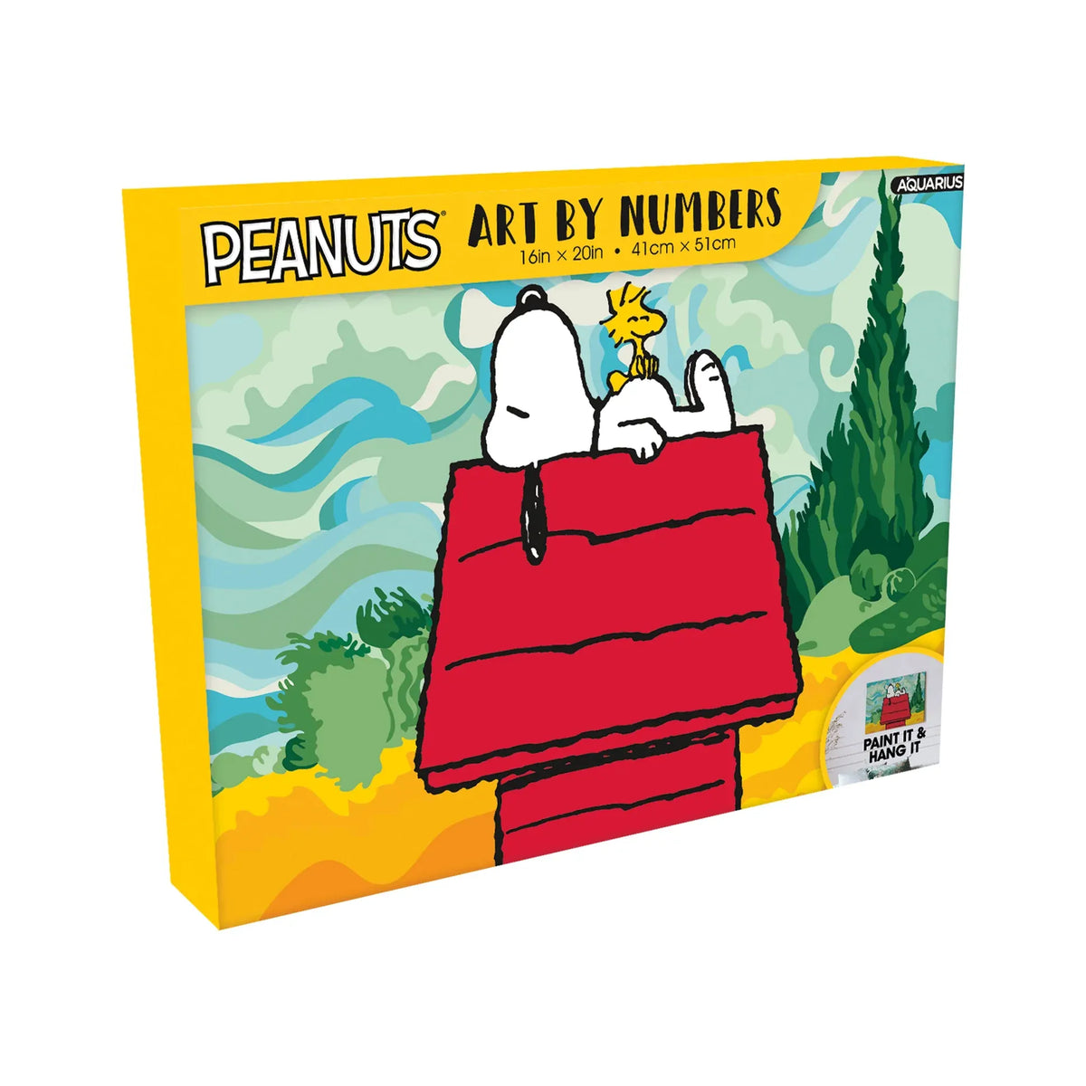 Aquarius Hobby Supplies > Supply Kits Art By Numbers: Peanuts - Snoopy and Woodstock Chill 840391157453 88015