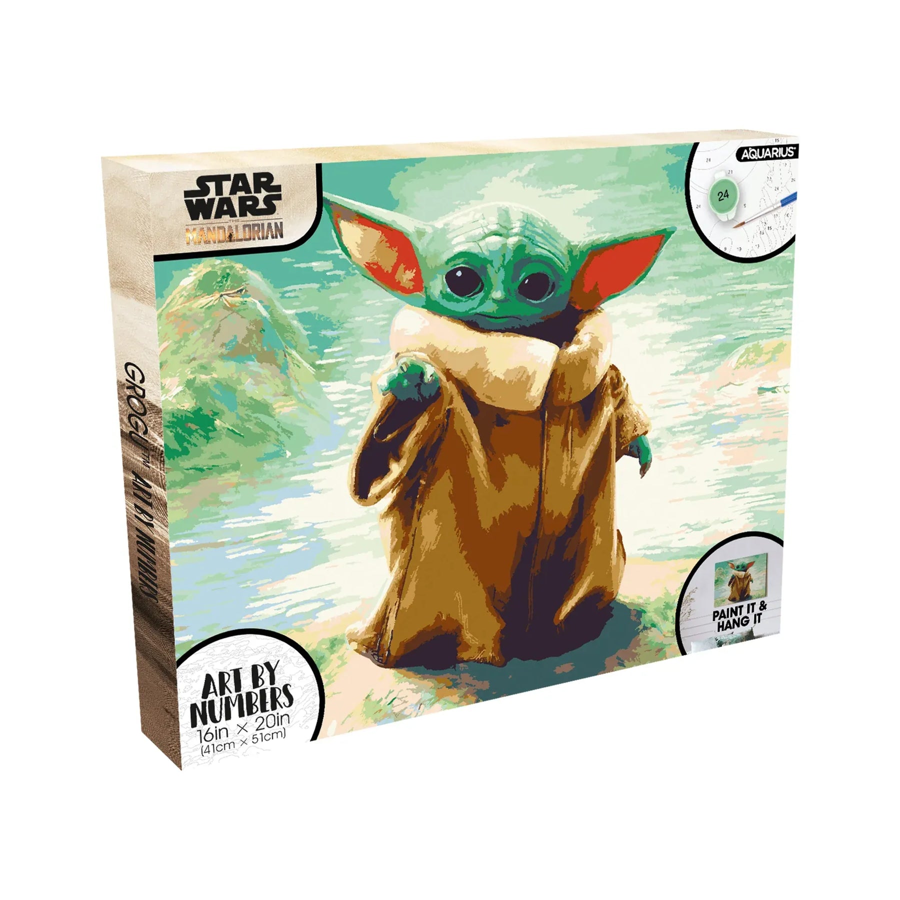 Aquarius Hobby Supplies > Supply Kits Art By Numbers: Star Wars - Mandalorian 840391170612 88030