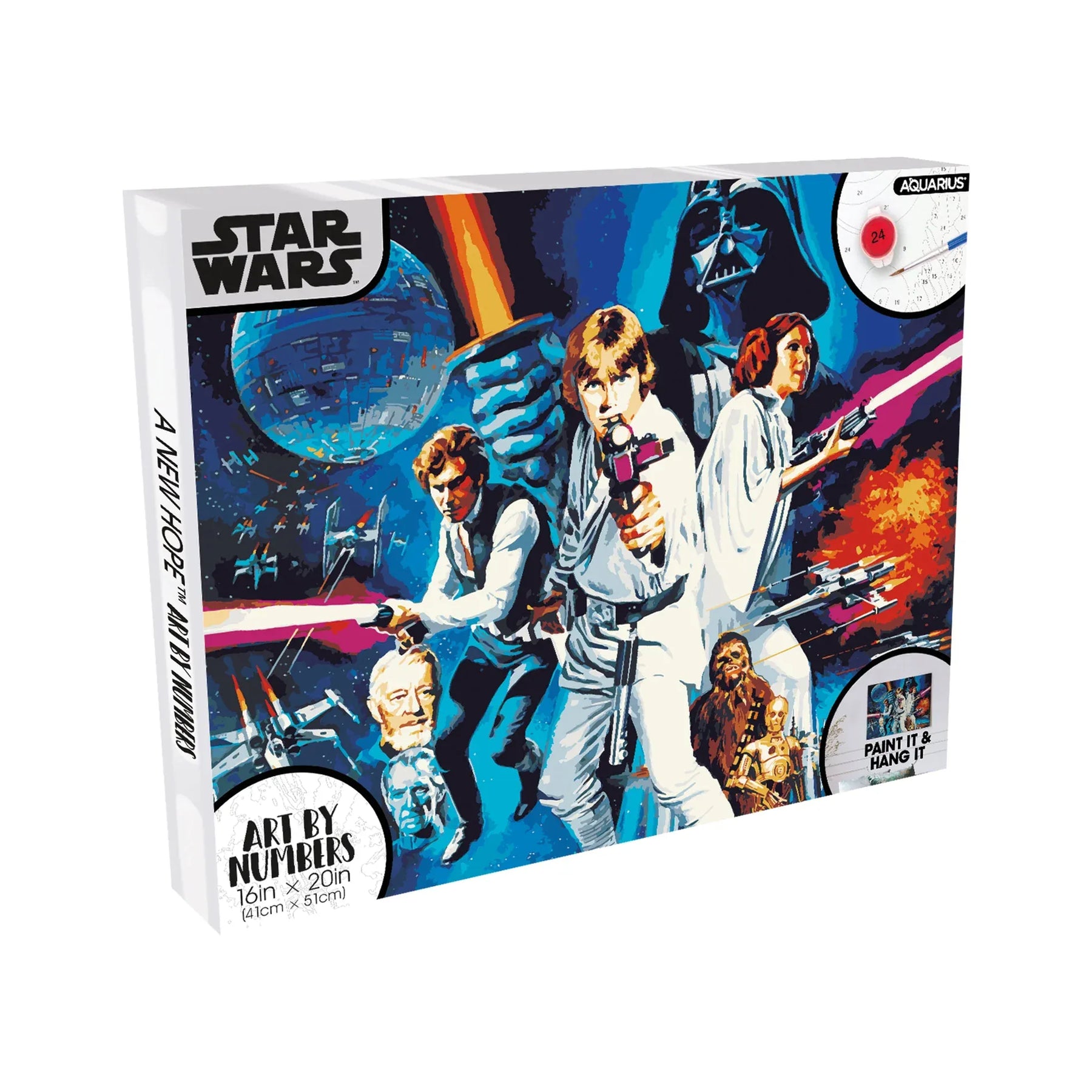 Aquarius Hobby Supplies > Supply Kits Art By Numbers: Star Wars - One Sheet 840391170629 88031