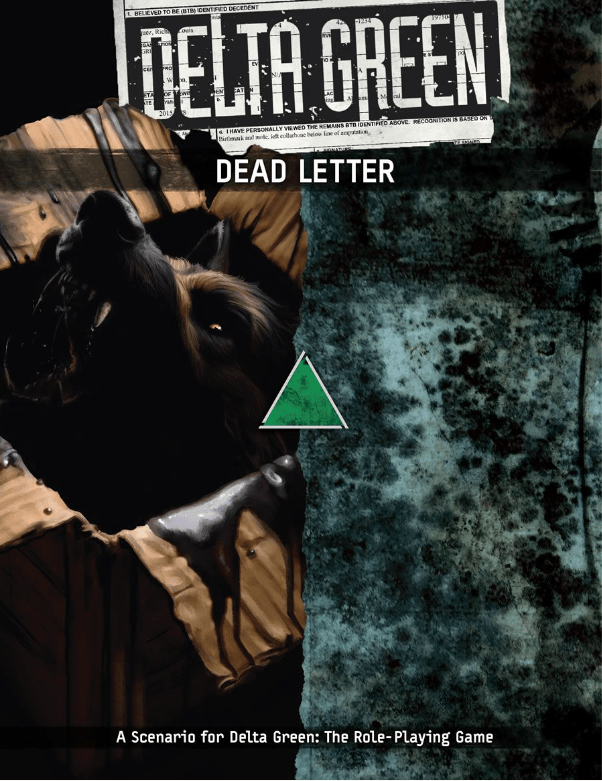 Arc Dream Publishing Tabletop Games > Role-Playing Games > Expansions Delta Green RPG: Dead Letter 9781940410753