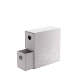 Arcane Tinmen Game Supplies > Card Boxes DRAGON SHIELD FORTRESS VERTICAL 2 DRAWERS WHITE 5706569337025 5706569337025