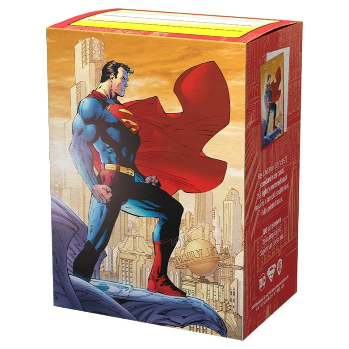 Dragon Shield: 100ct Art Brushed Sleeves - Superman 2