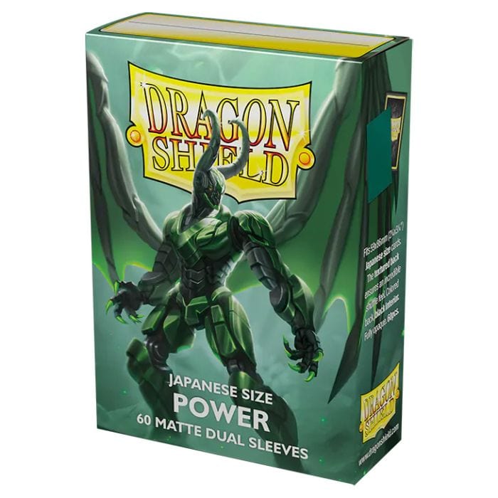 Arcane Tinmen Game Supplies > Card Sleeves Dragon Shield: 60 ct Japanese Dual Matte - Power 5706569151638 ATM15163