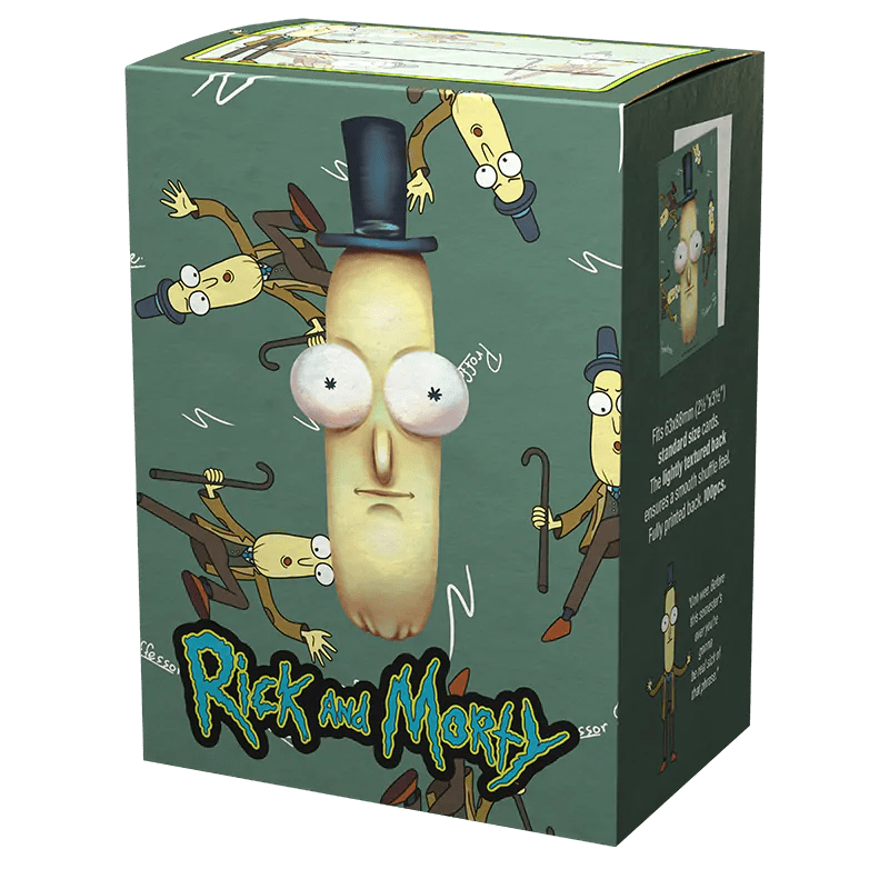 Dragon Shield: Art Brushed Sleeves 100ct - Rick & Morty, Mr. Poopy Butthole