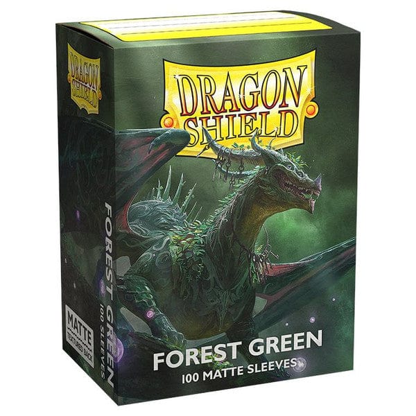 Arcane Tinmen Game Supplies > Card Sleeves Dragon Shield: Matte Sleeves 100ct - Forest Green 5706569110567 ATM 11056