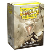 Arcane Tinmen Game Supplies > Card Sleeves Dragon Shields: (100) Matte Dual - Valor 5706569150594 ATM 15059