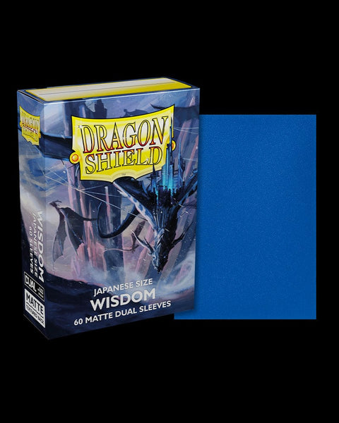 Dragon Shield - Wisdom - Dual Matte - Japanese Size (Box of 60) -  Accessories » Card Sleeves - Pro-Play Games