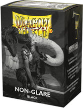 Arcane Tinmen Game Supplies > Card Sleeves Dragon Shields: Matte Non-Glare Sleeves 100ct - Black 5706569118228 ATM 11822