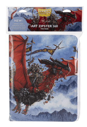 Arcane Tinmen Game Supplies > Other Game Supplies DRAGON SHIELD ART ZIPSTER 360 FOLIO THE RAID 5706569395049 5706569395049