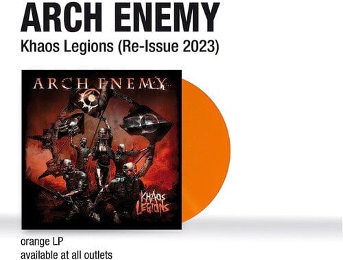 Arch Enemy Music > Vinyl Records Arch Enemy - Khaos Legions (Orange Vinyl) 196588145711 CEN19658814571.1
