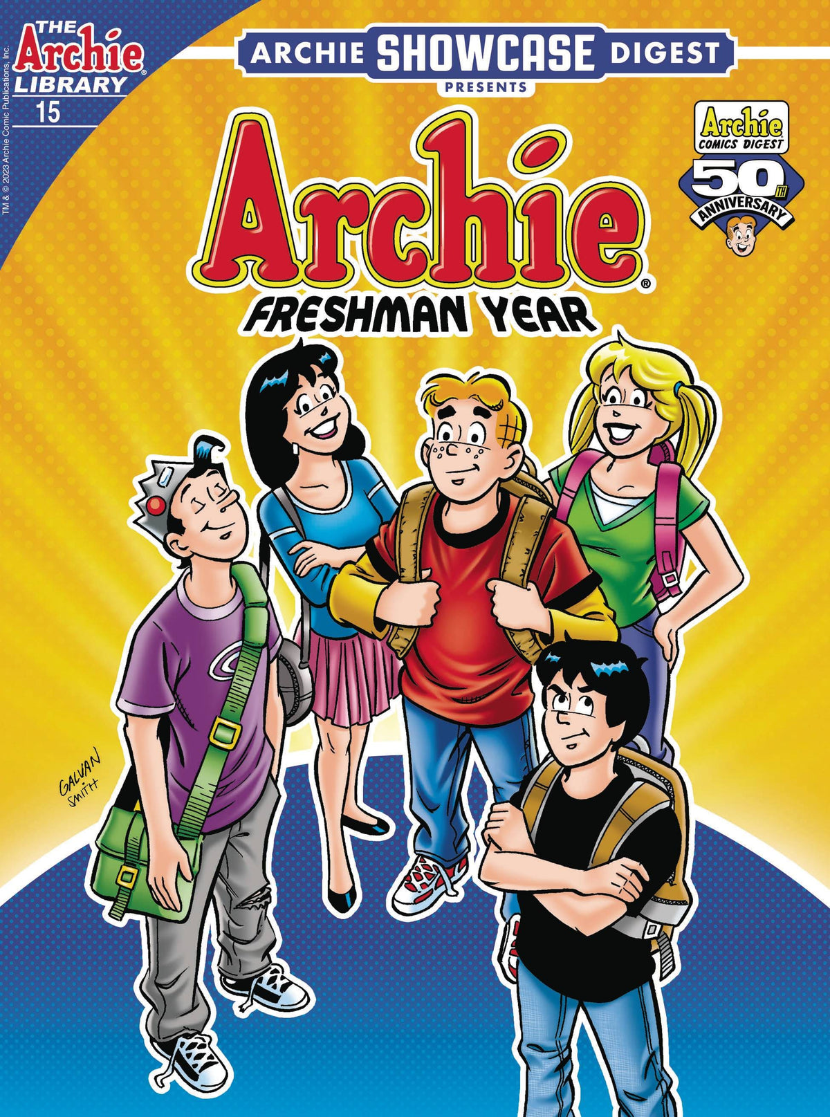Archie Comic Publications Comic Books ARCHIE SHOWCASE JUMBO DIGEST #15 FRESHMAN YEAR 76281646952401511 JUL231389