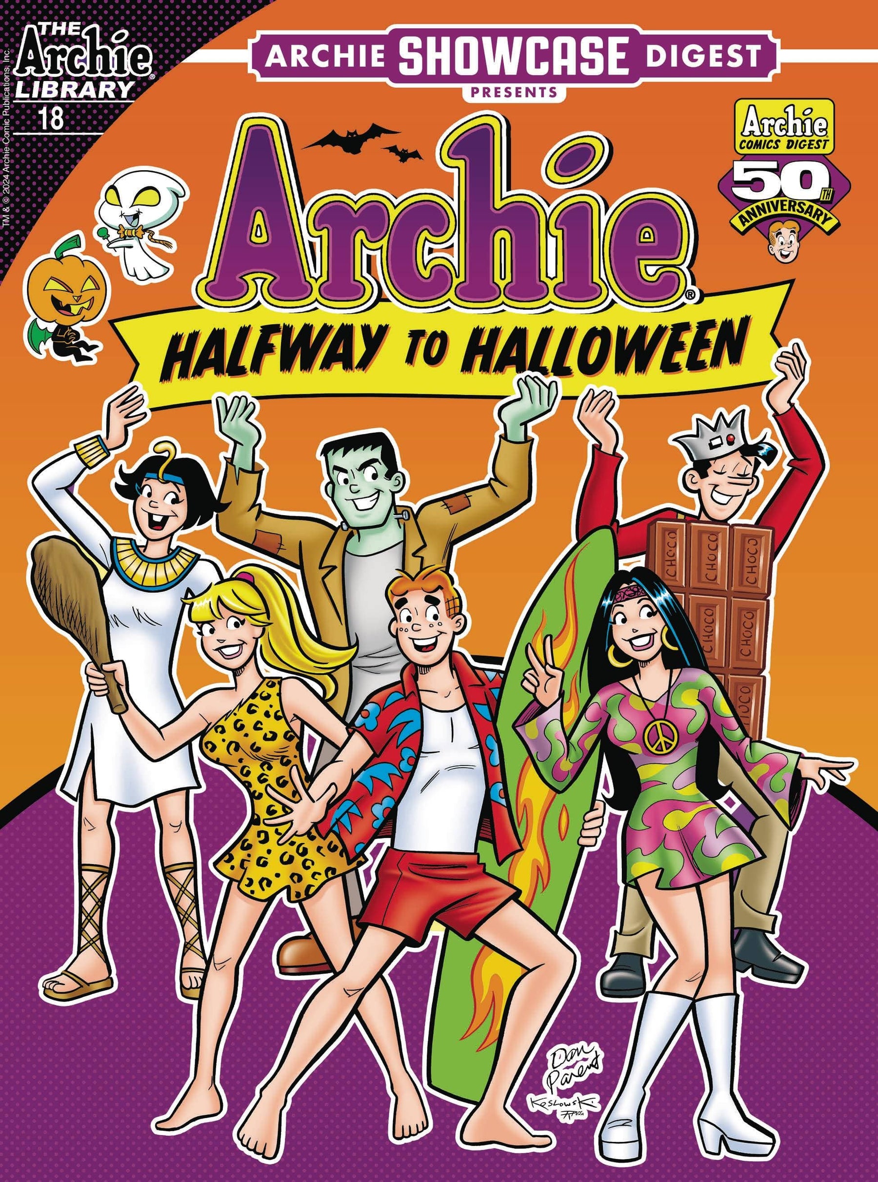 ARCHIE SHOWCASE JUMBO DIGEST #18 HALFWAY TO HALLOWEEN