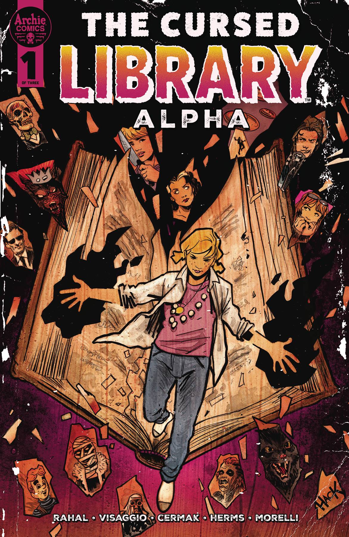 Archie Comic Publications Comic Books CURSED LIBRARY ALPHA #1 CVR B ROBERT HACK '76281682511500121 JUN241079