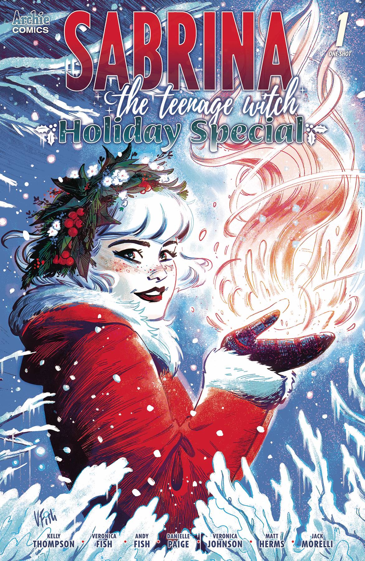 Archie Comic Publications Comic Books SABRINA TEENAGE WITCH HOLIDAY SPECIAL CVR A FISH 76281654777200111 OCT231463