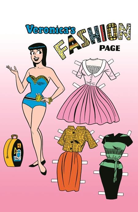 Archie Comics Publications Comic Books ARCHIE COMICS 85TH ANNIVERSARY PRESENTS BETTY & VERONICA FASHION PAGES (ONE-SHOT) CVR F DAN DECARLO RED FOIL VERONICA PIN-UP VAR (Release Date: 08/26/2026) 76281632746600161 0626AC0536