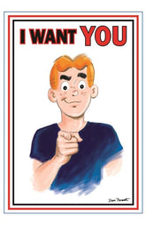 Archie Comics Publications Comic Books ARCHIE COMICS CELEBRATES AMERICAS 250TH (ONE SHOT) CVR F DAN PARENT UNCLE SAM POSTER FOIL FULL ART  VAR 76281622250100161 0526AC0550
