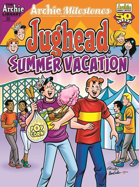 Archie Comics Publications Comic Books ARCHIE MILESTONES JUMBO COMICS DIGEST #30 JUGHEAD SUMMER VACATION 76281664872103011 0525AC503