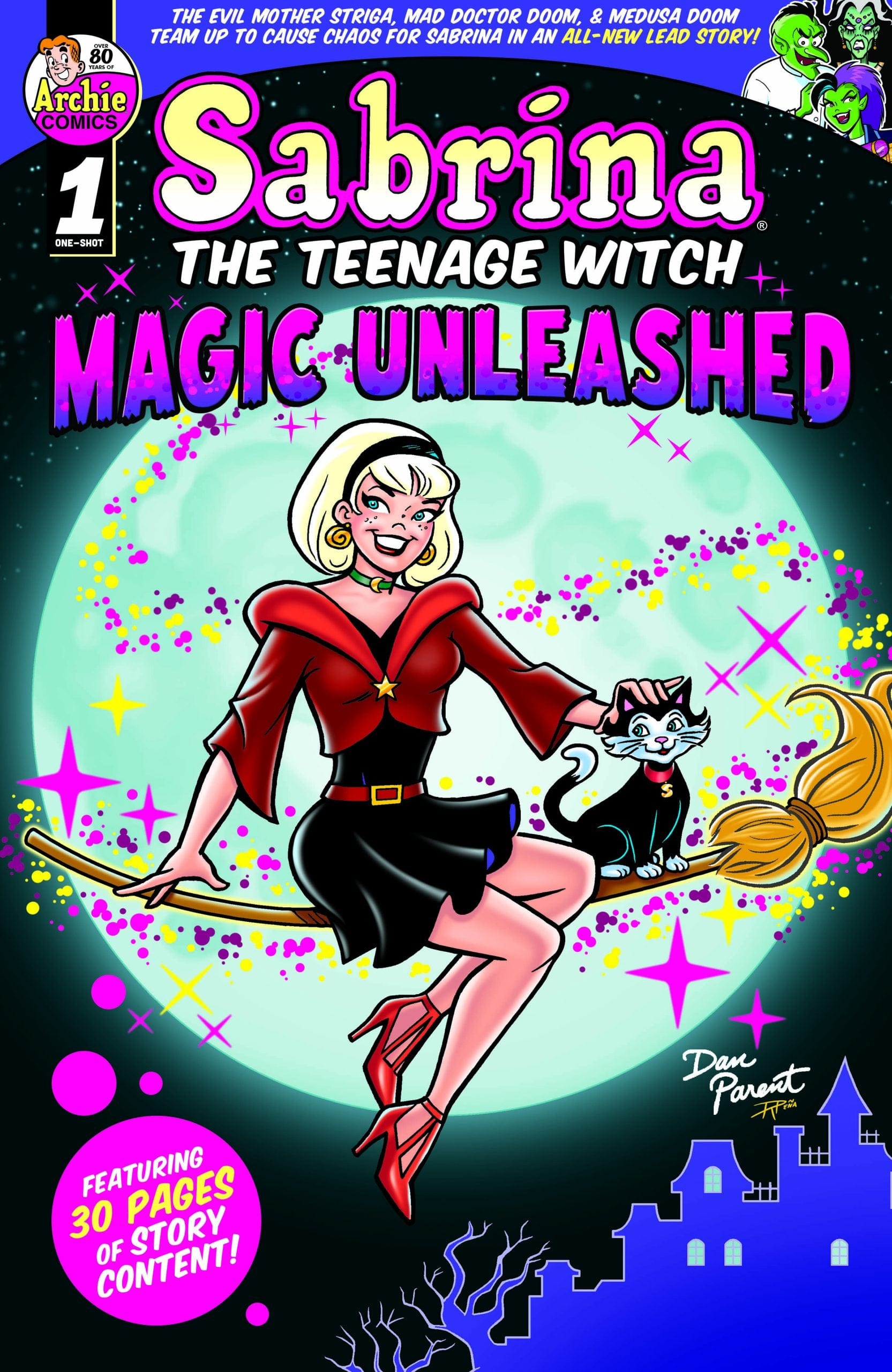 Archie Comics Publications Comic Books SABRINA THE TEENAGE WITCH MAGIC UNLEASHED (ONE SHOT) CVR A DAN PARENT 76281672226100111 0725AC504