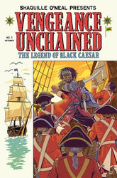 Archie Comics Publications Comic Books SHAQUILLE ONEAL PRESENTS VENGEANCE UNCHAINED THE LEGEND OF BLACK CAESAR #1 (OF 5) CVR B MATT TALBOT EC PIRACY HOMAGE VAR (Release Date: 10/07/2026) 76281625223200121 0826AC0630
