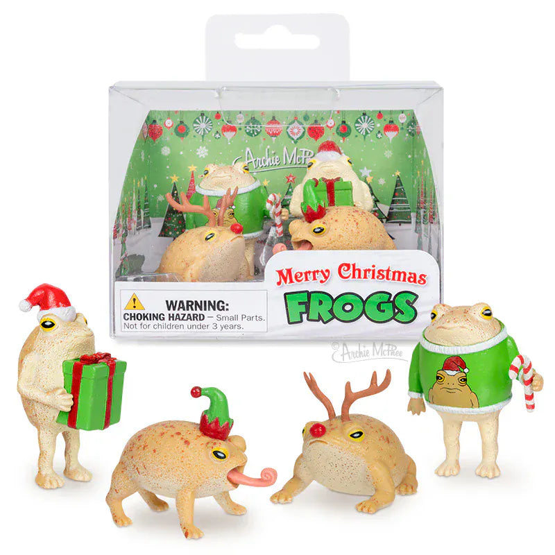 Archie McPhee Decor > Other Decor Archie McPhee: Merry Christmas Frogs 739048131482 13148