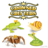 Archie McPhee Toys > Fidget Toys ARCHIE MCPHEE: CROWNED CRITTERS FIGURES 739048130911