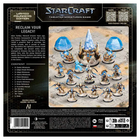 Archon Studio Board Games > Large Box Games StarCraft: Tabletop Miniatures Game - Protoss Starter Set: Founders Edition 5901397105994 ACHSCMG0003