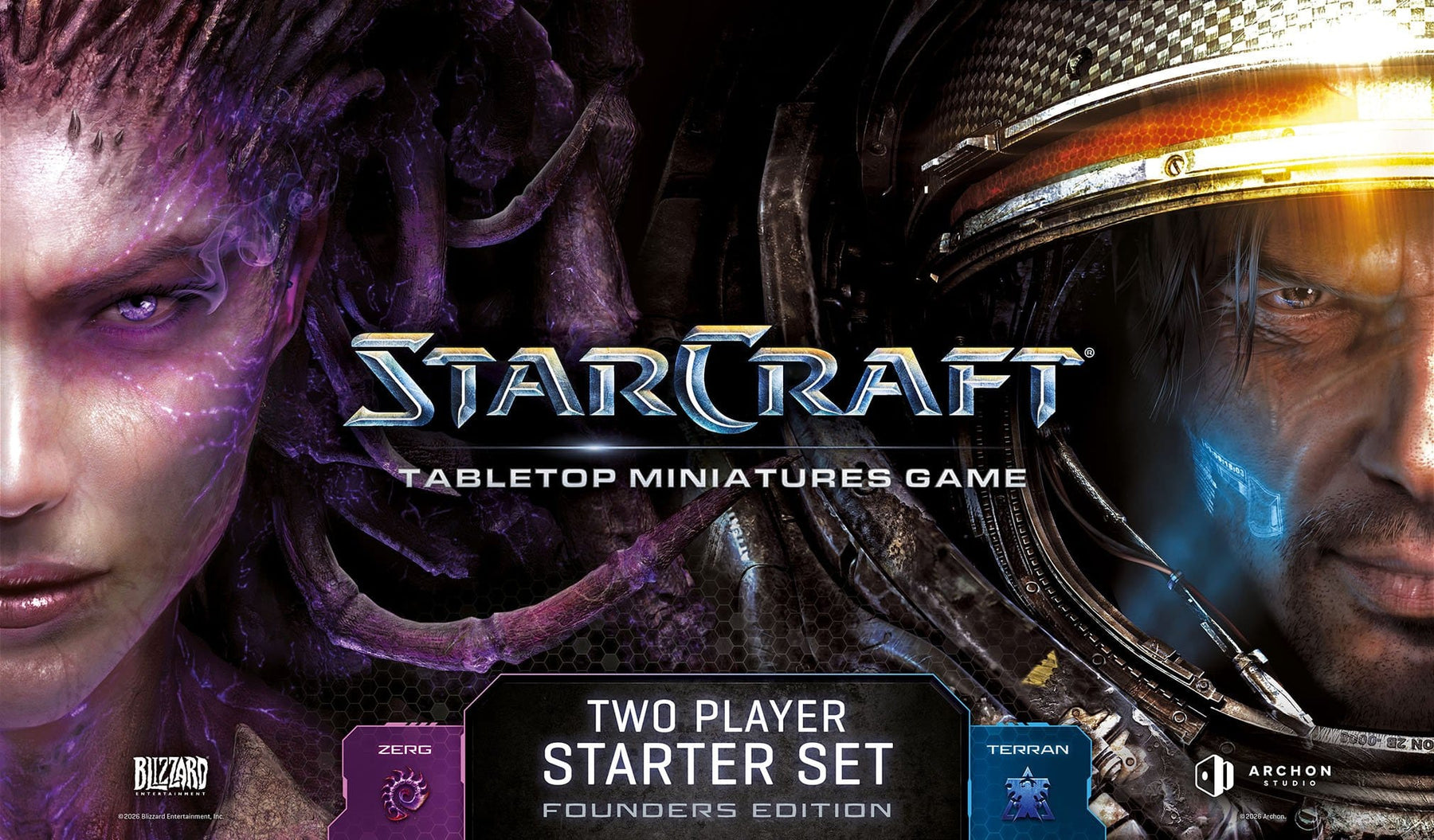 Archon Studio Board Games > Large Box Games STARCRAFT: TWO PLAYER STARTER SET - FOUNDERS EDITON 5901397105987 ACSSCMG0002