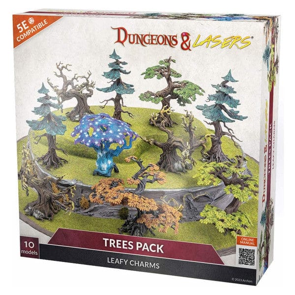 Archon Studio Tabletop Games > Miniature Games > Expansions Dungeons & Lasers: Trees Pack 5901414674175 ACHDNL0059