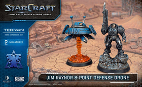 Archon Studio Tabletop Games > Miniature Games > Expansions STARCRAFT: TERRAN - JIM RAYNOR & POINT DEFENSE DRONE 5901397106120 ACSSCMG0016