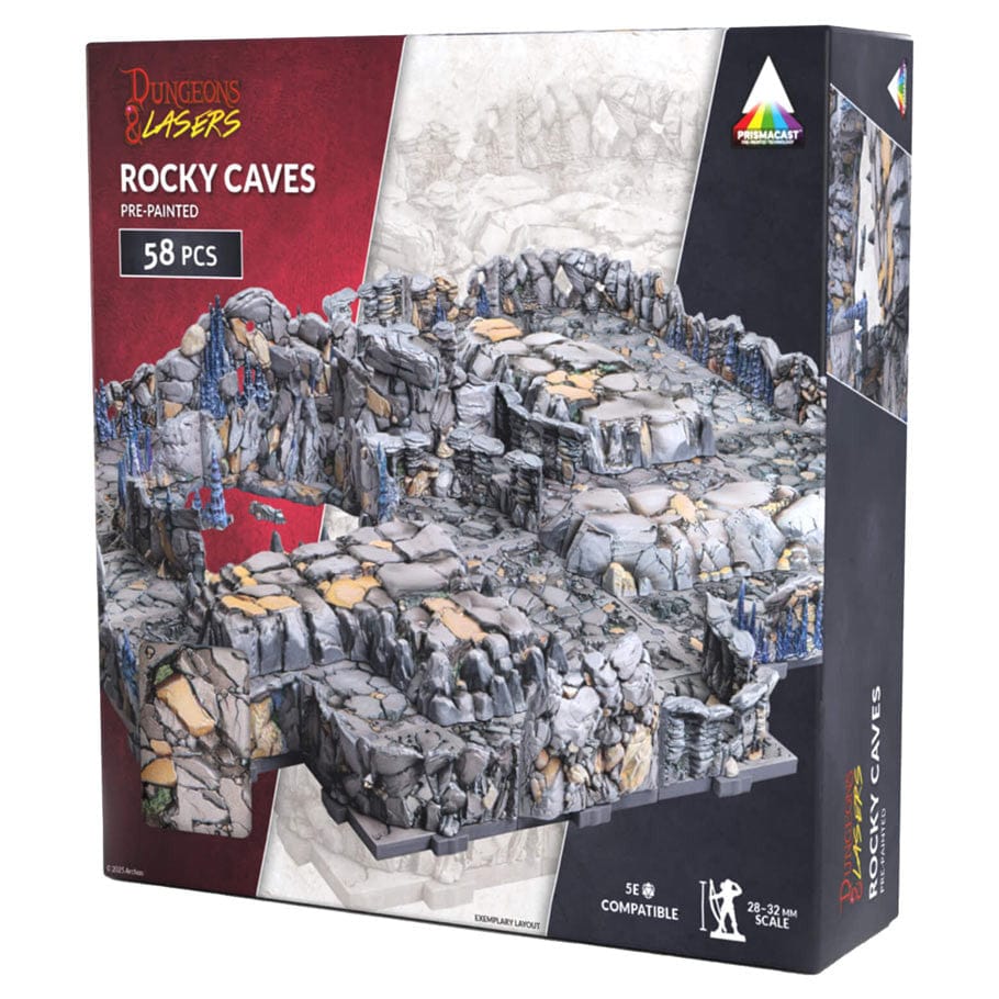 Archon Studio Tabletop Games > Role-Playing Games > Accessories Dungeons & Lasers: Rocky Caves Pre-Painted 5901397102061 ACHDNL0124
