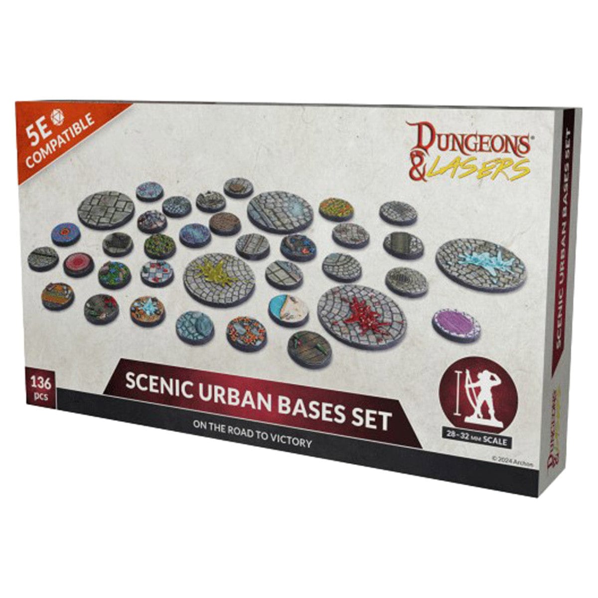 Archon Studio Tabletop Games > Role-Playing Games > Accessories Dungeons & Lasers: Scenic Urban Bases Set 5901414675448 ACHDNL0076