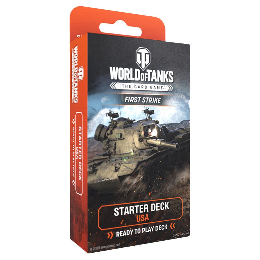 Archon Studio Trading Card Games World of Tanks TCG: Starter Deck USA: First Strike 5901397100982 ACHWOT0001