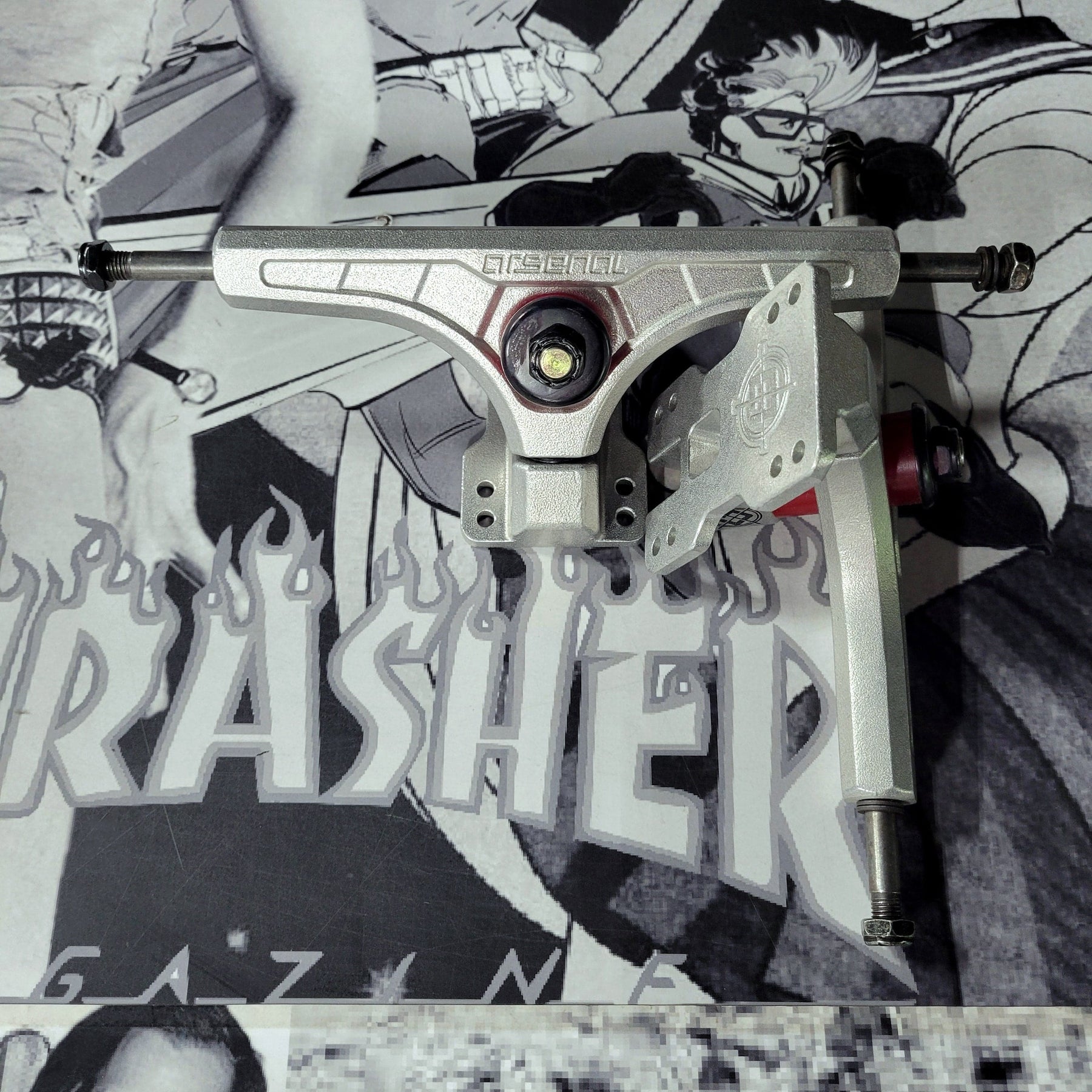 Arsenal Skateboards > Trucks Arsenal: 44 Trucks - Silver 67056124