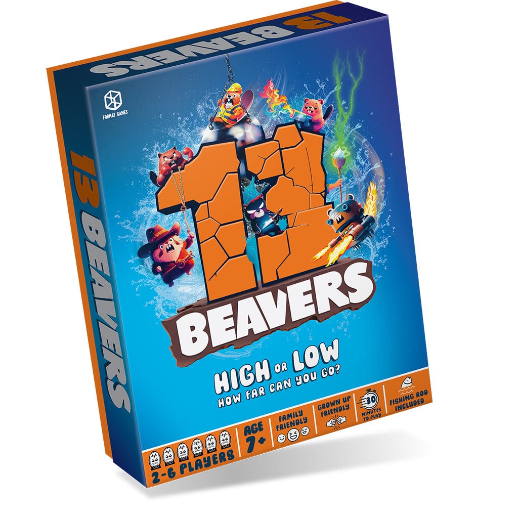 asmodee Board Games 13 Beavers 5060959630111 13BEAV01