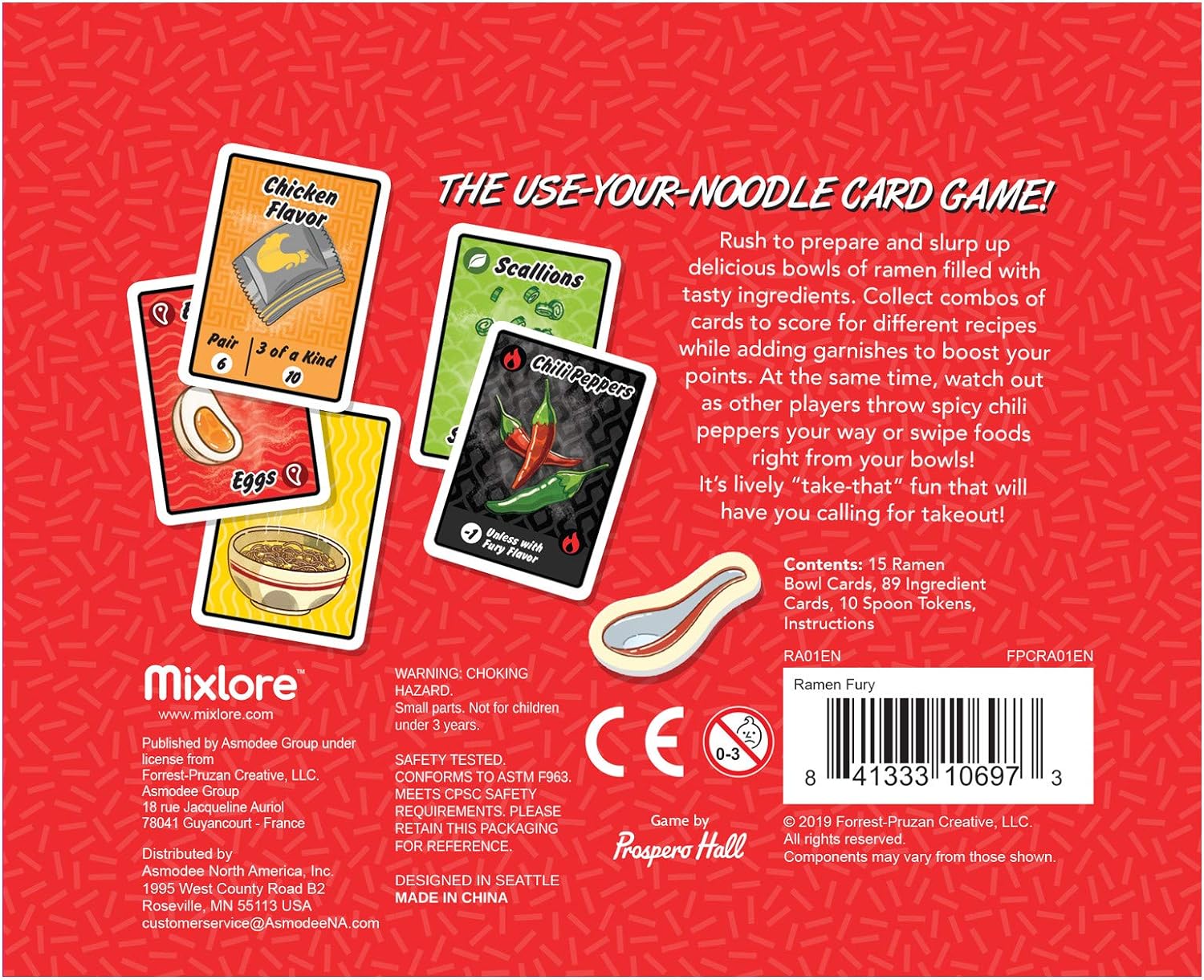 asmodee Board Games > Card Games Ramen Fury 841333106973 RA01EN